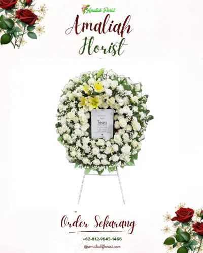 Krans Bunga Duka Cita di Sungainangka